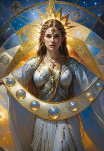 galadriel,star mother,frigga,nakshatras,prospera,gandhari,Illustration,Realistic Fantasy,Realistic Fantasy 03