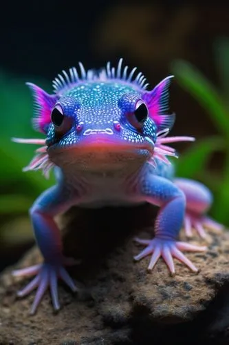 coral finger frog,axolotl,gecko,eastern dwarf tree frog,turkish gecko,wonder gecko,litoria caerulea,kawaii frog,poison dart frog,coral finger tree frog,malagasy taggecko,banded geckos,salamander,litoria fallax,plains spadefoot,purple background,frog background,purple rizantém,day gecko,knuffig,Illustration,Retro,Retro 07