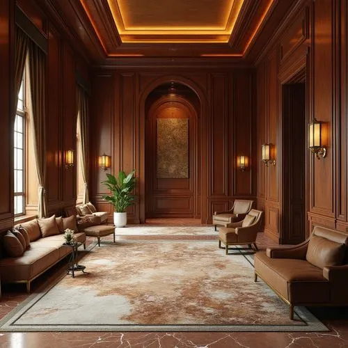 hallway,ornate room,luxury home interior,lobby,entrance hall,amanresorts,royal interior,anteroom,ballroom,interior decoration,great room,interior decor,hotel hall,hallway space,interior design,foyer,interiors,sitting room,luxury hotel,livingroom,Photography,General,Realistic