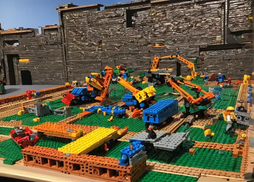 Construct a thrilling meca bricks battleground,construction set,medieval market,medieval town,mining facility,building sets,moc chau hill,popeye village,ship yard,construction toys,alpine village,cons