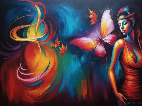 passion butterfly,oil painting on canvas,grafite,pintura,ulysses butterfly,art painting,bodypainting,butterfly effect,annunciation,emic,dream art,neon body painting,oil painting,vibrantly,figments,bohemian art,antasy,the annunciation,vibrancy,welin,Illustration,Realistic Fantasy,Realistic Fantasy 25