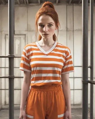 orange,orange half,bright orange,orange color,prisoner,pippi longstocking,liberty cotton,striped,girl in overalls,carrot print,murcott orange,orange cream,horizontal stripes,clementine,overalls,pajamas,pjs,fresh orange,tangerine,striped background,Photography,Realistic