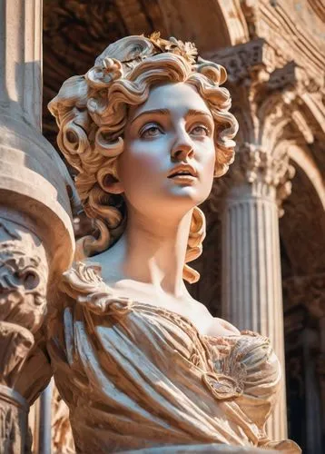 canova,caryatid,bernini,melpomene,lady justice,bernini's colonnade,messalina,principessa,farnese,antinous,agrippina,sulpice,athena,venere,goddess of justice,justitia,galatea,nereid,proserpina,pediment,Conceptual Art,Oil color,Oil Color 21