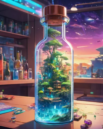 poison bottle,message in a bottle,glass jar,the bottle,apothecary,isolated bottle,bottles,bottle,terrarium,aquarium,violet evergarden,potions,glass bottle,sandglass,drift bottle,glass bottles,glass container,ramune,bottle surface,jars,Illustration,Japanese style,Japanese Style 03