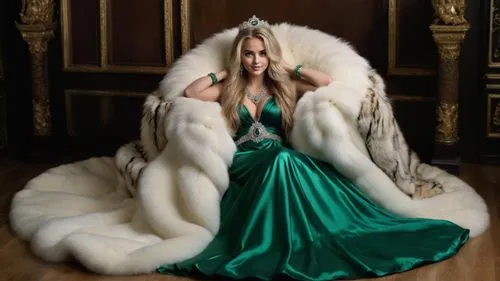 animal fur,fur coat,fur,ice princess,ice queen,suit of the snow maiden