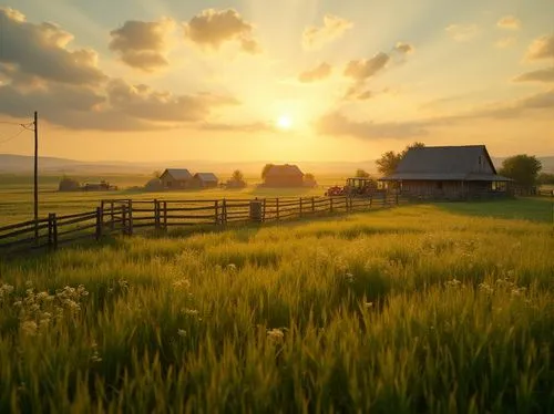 farm landscape,yellow grass,wheatfield,countryside,grassfields,rural landscape,wheatfields,plains,country side,heartland,grasslands,meadow landscape,farmstead,wheat field,bucolic,pastures,farm background,farmland,hayfields,grassland,Photography,General,Realistic