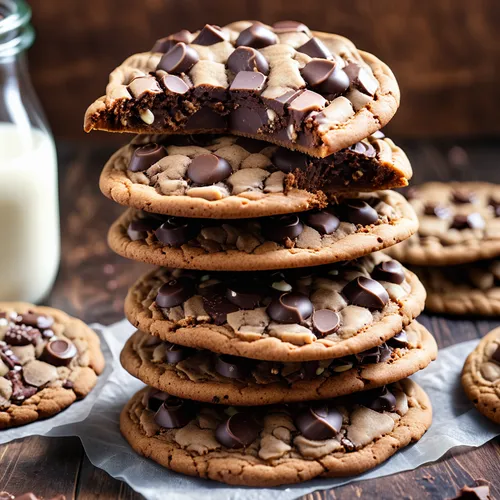 stack of cookies,chocolate chip cookies,chocolate chip cookie,chocolate chips,peanut butter cookie,peanut butter cups,wafer cookies,sandwich cookies,cookies,cookie jar,bake cookies,chocolate chip,cookies and crackers,gourmet cookies,cookie,chocolate wafers,oatmeal-raisin cookies,ginger bread cookies,gingerbread cookies,wagon wheels,Photography,General,Realistic