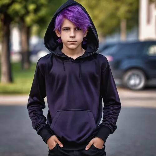 emo,hoodie,mini e,anime boy,boys fashion,purple rizantém,boy,purple,kid hero,children is clothing,wall,lukas 2,child model,punk,child boy,felix,tangelo,fetus,no purple,boy model,Photography,General,Realistic