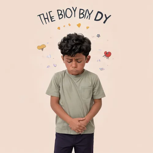 The boy is sad.,boy praying,boy,child boy,cd cover,boy model,boy's room picture,boys fashion,little boy,book cover,boy's hats,album cover,clay animation,boy and dog,man and boy,boyhood dream,clay doll