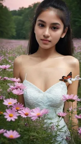 rosa 'the fairy,flower background,girl in flowers,rosa ' the fairy,beautiful girl with flowers,mirifica