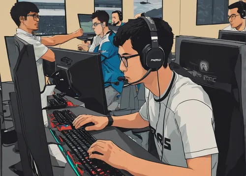 game illustration,lan,e-sports,vector illustration,headset profile,vector art,vector people,call center,connectcompetition,online support,call centre,game drawing,computer game,vector graphic,vector image,fractal design,headset,pc game,gaming,computer program,Illustration,Vector,Vector 10