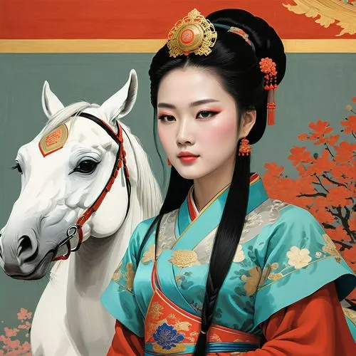 arhats,oriental princess,oriental painting,maiko,geishas,geisha girl,inner mongolian beauty,oriental girl,kunqu,daiyu,geiko,oiran,hanfu,japanese art,sichuanese,geisha,oriental,dongbuyeo,heian,gisaeng,Illustration,Japanese style,Japanese Style 08