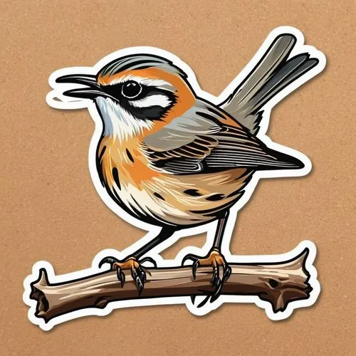 bird Streaked Scrub Warbler (Scotocerca inquieta) Dromoïque du désert,common firecrest,chestnut-backed chickadee,firecrest,emberiza,rufous,bird robin,bird illustration,vink,european robin,robin redbre