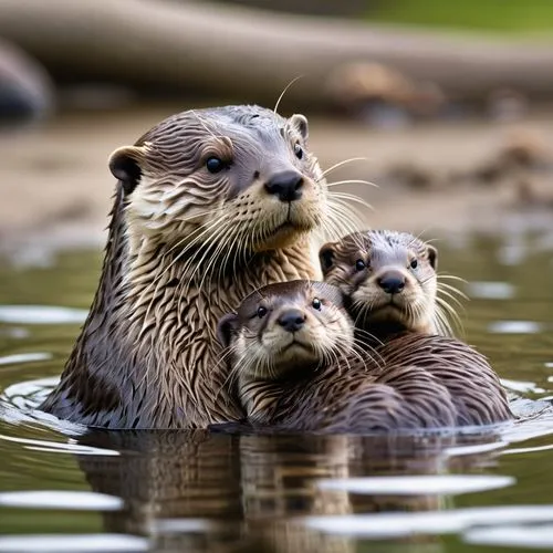 otters,otterness,otter,otter baby,otterloo,mother and children,harmonious family,family outing,otterlo,mother with children,otterbaby,baby with mom,motherhood,loutre,famille,cute animals,marine mammals,mothers love,the mother and children,disneynature,Photography,General,Realistic