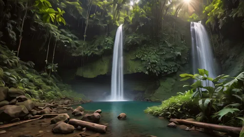 green waterfall,brown waterfall,erawan waterfall national park,waterfalls,water fall,water falls,waterfall,philippines,rain forest,wasserfall,indonesia,rainforest,a small waterfall,cascading,ash falls,philippines php,valdivian temperate rain forest,full hd wallpaper,philippines scenery,flowing water,Photography,General,Natural