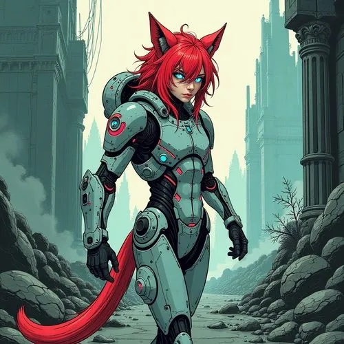 darth talon,kurama,firecat,zebari,demona,redfox,Conceptual Art,Sci-Fi,Sci-Fi 08