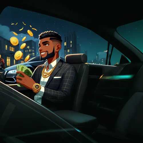 black businessman,gangstar,vector illustration,drake,business man,money rain,ceo,african businessman,game illustration,uber eats,big business,billionaire,business,gold business,chauffeur,concierge,bus