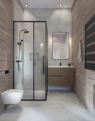 a bathroom with a walk - in shower next to a toilet,modern minimalist bathroom,luxury bathroom,bagno,marazzi,ensuite,bath room