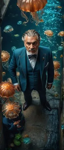 aquaman,merman,sea god,the man in the water,underwater background,god of the sea,garp fish,nemo,aquatic,sea man,under sea,under the sea,poseidon,the man floating around,photoshop manipulation,el salvador dali,garibaldi (fish),fish in water,school of fish,the fish,Photography,General,Fantasy