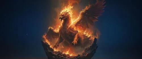 пусто,a fire dragon is glowing brightly in the dark,pillar of fire,fire background,firedrake,the eternal flame,fire angel,angelfire