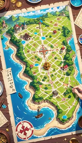 settlers,townsmen,smallworld,treasure map,oktoberfest background,playfield,delight island,sinnoh,crownland,neverland,settlers of catan,honshu,hoenn,parques,game illustration,township,board game,frontierland,mapmaker,doubloons,Anime,Anime,Traditional