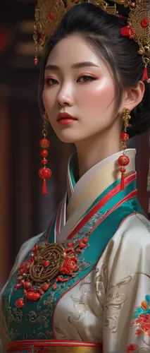 shuanghuan noble,taiwanese opera,geisha,oriental princess,geisha girl,peking opera,hanbok,oriental girl,yi sun sin,chinese art,wuchang,korean culture,oriental painting,oriental,korean royal court cuisine,mulan,korean history,inner mongolian beauty,chinese background,asian woman,Conceptual Art,Oil color,Oil Color 11