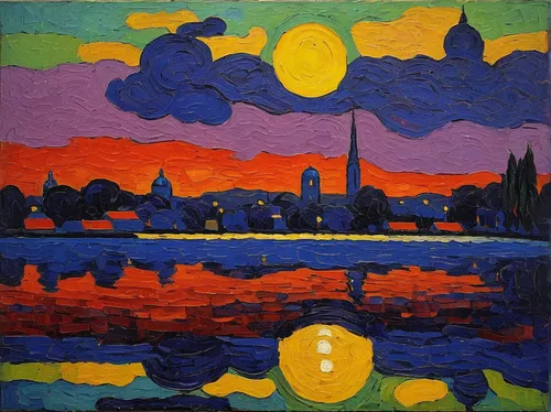 braque du bourbonnais,vincent van gough,night scene,braque francais,painting technique,khokhloma painting,aurajoki,post impressionism,la violetta,braque d'auvergne,meteor rideau,art painting,oil on canvas,braque saint-germain,oil pastels,oil painting on canvas,dusk,motif,post impressionist,acrylic paint,Art,Artistic Painting,Artistic Painting 36