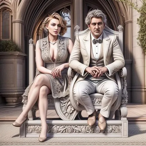 vanity fair,wedding icons,vintage man and woman,great gatsby,downton abbey,american gothic,beautiful couple,gatsby,gentleman icons,couple goal,house of cards,royalty,clue and white,mom and dad,thrones,business icons,husband and wife,man and woman,wedding photo,prince and princess