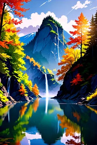 autumn mountains,fall landscape,autumn background,autumn landscape,mountain landscape,autumn scenery,mountain scene,landscape background,mountainlake,autumn forest,mountain lake,mountainous landscape,forest lake,mountains,nature background,mountain,autumn frame,autumn idyll,nature landscape,river landscape,Art,Artistic Painting,Artistic Painting 43