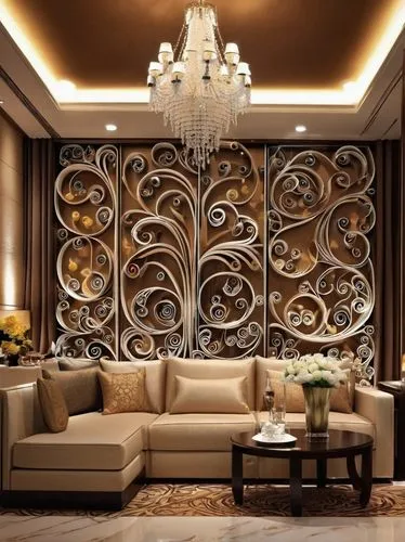 contemporary decor,interior decoration,patterned wood decoration,interior decor,wall panel,wall decoration,modern decor,bronze wall,luxury home interior,ornate room,gold wall,wallcoverings,gold stucco frame,carved wall,mahdavi,stucco wall,art deco,deco,decoratifs,mouawad,Unique,Paper Cuts,Paper Cuts 09