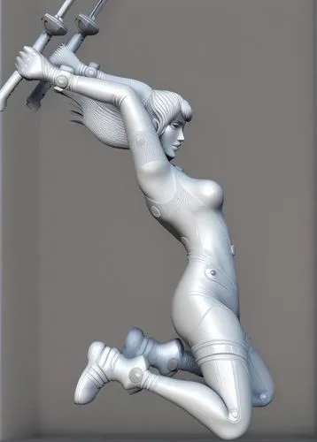 uvi,discobolus,articulated manikin,3d model,3d figure,3d modeling