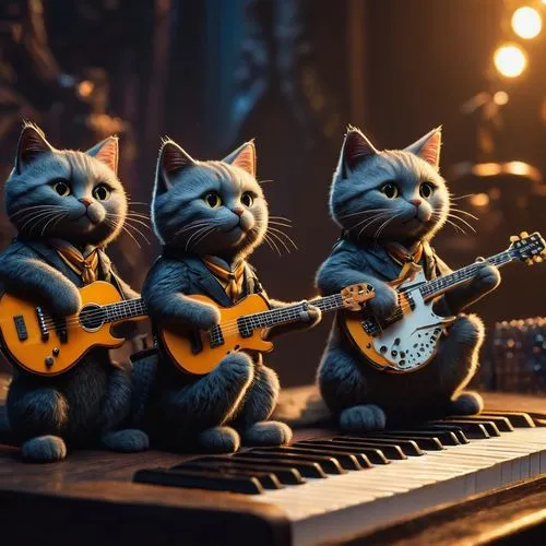 georgatos,pussycats,vintage cats,bonamassa,gatos,mogwai,Photography,General,Fantasy