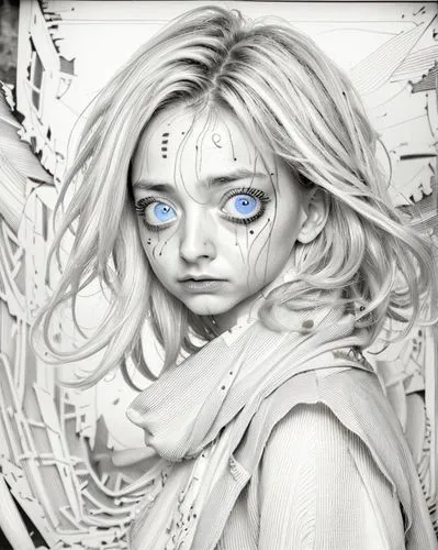 alice,white walker,child girl,ragdoll,fae,child fairy,pencil art,pierrot,angel's tears,the little girl,ghost girl,little girl fairy,winterblueher,hedwig,the blue eye,the snow queen,angel girl,pale,white rose snow queen,little girl,Design Sketch,Design Sketch,Hand-drawn Line Art