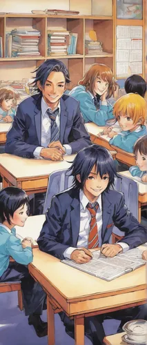 Describe Tamaki Kotatsu's cheerful personality in a school setting.,school desk,school children,classroom,children studying,class room,mousepad,classroom training,anime 3d,my hero academia,school admi