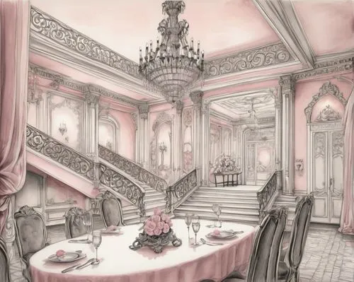 tearoom,ornate room,victorian room,dining room,breakfast room,doll's house,victorian style,ballroom,parlor,bridal suite,doll kitchen,paris cafe,cochere,parlour,tearooms,pastry shop,victoriana,high tea,beauty room,ballrooms,Illustration,Black and White,Black and White 30