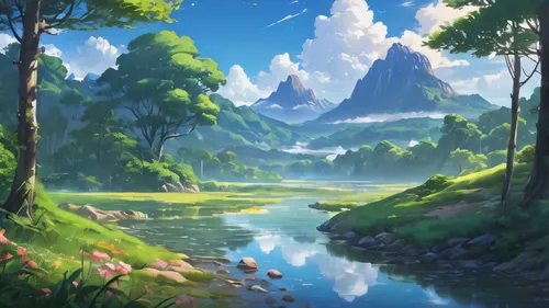 fantasy landscape,landscape background,river landscape,forest landscape,mountain landscape,nature landscape,mountain scene,forest background,high landscape,mountainous landscape,an island far away landscape,salt meadow landscape,world digital painting,meadow landscape,valley,landscape nature,mushroom landscape,small landscape,beautiful landscape,landscape,Photography,General,Natural