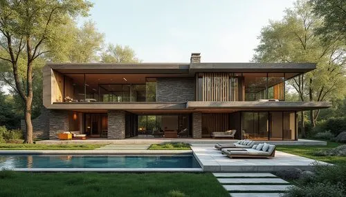 modern house,timber house,modern architecture,beautiful home,forest house,wooden house,mid century house,landscaped,pool house,dunes house,3d rendering,modern style,luxury home,summer house,chalet,holiday villa,dreamhouse,luxury property,mid century modern,bohlin