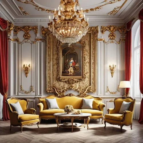 ritzau,rococo,great room,royal interior,ornate room,baccarat,Photography,General,Realistic