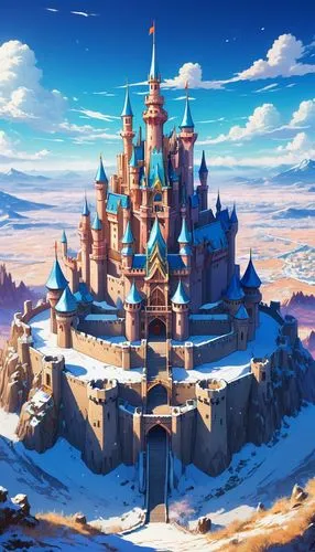 disney castle,fairy tale castle,knight's castle,summit castle,fantasy world,fantasy city,gold castle,ice castle,castle,fantasyland,ganjavi,castlelike,shanghai disney,fairytale castle,peter-pavel's fortress,new castle,reichstadt,castlevania,sleeping beauty castle,castleguard,Illustration,Japanese style,Japanese Style 03