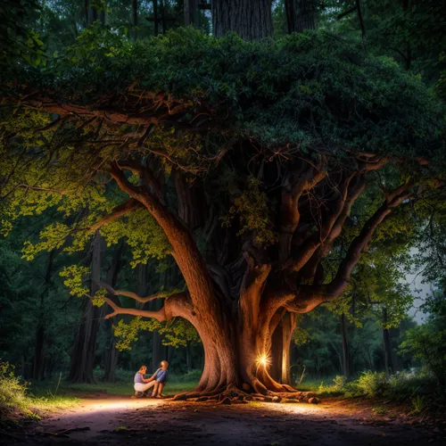 trying to shelter under a big tree from a huge lighting storm ,magic tree,enchanted forest,tree of life,celtic tree,forest tree,fairy forest,the dark hedges,fairytale forest,the japanese tree,forest r