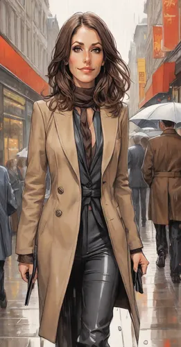 woman walking,businesswoman,woman in menswear,woman shopping,bussiness woman,business woman,white-collar worker,women fashion,pedestrian,a pedestrian,girl walking away,sprint woman,fashion illustration,world digital painting,stock exchange broker,woman at cafe,travel woman,women clothes,overcoat,woman holding a smartphone,Digital Art,Comic