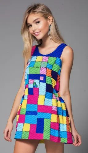 rubik,doll dress,cocktail dress,liquorice allsorts,tetris,rubik's cube,rubik cube,multi coloured,rubiks cube,multi color,lego pastel,tileable patchwork,blonde girl with christmas gift,knitting clothing,party dress,colorful,multi-colored,rubiks,multi-color,nice dress,Unique,Pixel,Pixel 02