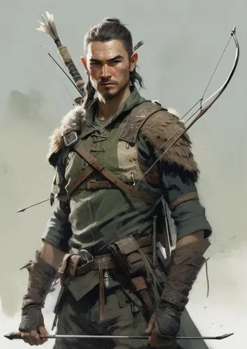 a guy in armor with long bow and arrows,kenshi,sokka,olgierd,mactavish,daken,eldershaw,wallonien,bow and arrows,legolas,riffian,frontiersman,mengsk,longbows,kenway,ronon,barret,yuliang,geralt,sandor,h