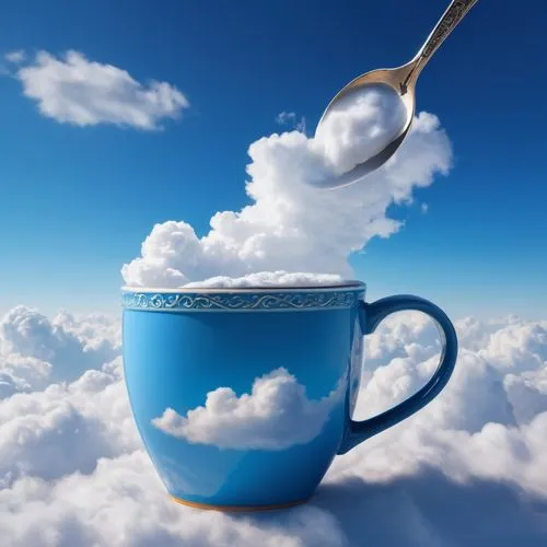 pouring tea,alpino-oriented milk helmling,blue sky and clouds,cumulus cloud,schäfchenwolke,tea cup,blue sky and white clouds,blue sky clouds,single cloud,blue coffee cups,a cup of coffee,cup,cloud image,a cup of tea,cup of coffee,tea zen,teacup,cloud play,cup and saucer,cumulus nimbus,Photography,General,Fantasy