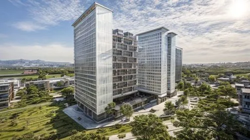 residential tower,hongdan center,danyang eight scenic,shenzhen vocational college,impact tower,renaissance tower,building honeycomb,daegu,zhengzhou,glass facade,pc tower,steel tower,bulding,yuanyang,international towers,nanjing,olympia tower,high-rise building,daejeon,gyeonggi do,Architecture,Skyscrapers,Modern,Natural Sustainability