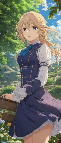 violet evergarden,tsumugi kotobuki k-on,erika,darjeeling,darjeeling tea,saber,jessamine,the blonde in the river,wiz,meteora,hydrangea background,rusalka,honolulu,charlotte,heavy object,angelica,old elisabeth,forest background,belarus byn,balalaika,Art,Classical Oil Painting,Classical Oil Painting 15