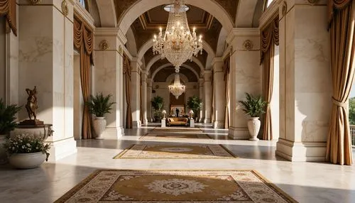 the hassan ii mosque,amanresorts,entrance hall,emirates palace hotel,lobby,royal interior,hallway,king abdullah i mosque,foyer,qasr al watan,marble palace,corridor,interior decor,sultan qaboos grand mosque,cochere,habtoor,hotel lobby,crown palace,umayyad palace,entranceway