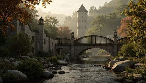 riftwar,rivendell,nargothrond,gondolin,stone bridge,rendalen,eltz,millstream,riverwood,oberland,rattay,llangollen,hangman's bridge,ourthe,riverside,river landscape,riverrun,pont,dorne,dunkeld