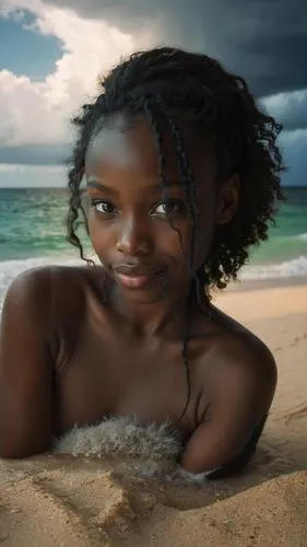 maryan,moana,beach background,trinidadian,polynesian girl,melanesian