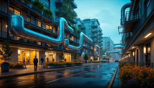 3d rendering,render,3d rendered,3d render,microdistrict,alleyway,rendered,street canyon,monaco,streetscape,cloudstreet,waterstreet,alley,narrow street,alleyways,urbanworld,sidestreet,urban landscape,city corner,wanchai